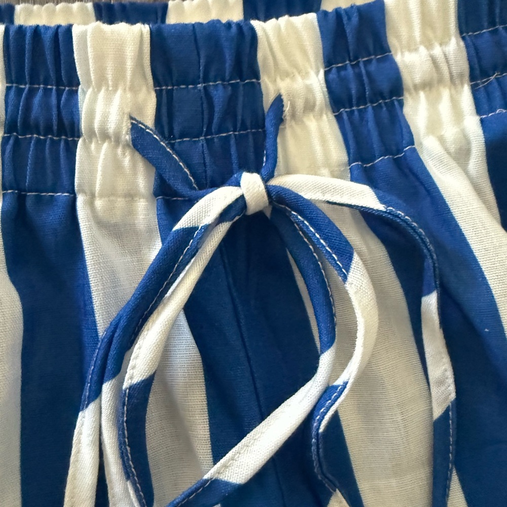 Urban Daizy Blue and White Striped Pants NWT - Picture 3 of 13